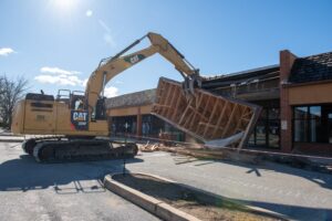 Demolition begins at Lancaster outlet mall