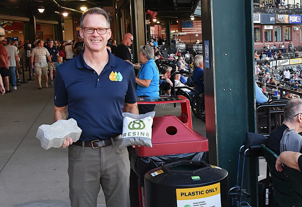 Plastics recycler cleans up at York ballpark