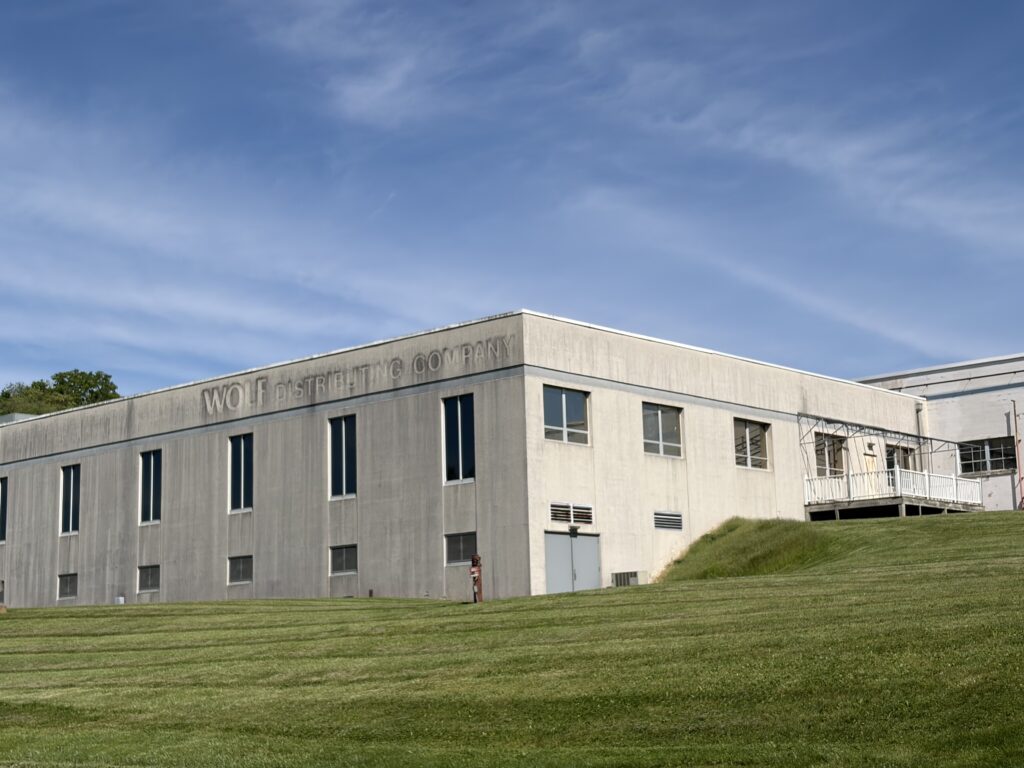 Appearing closed, Wolf company warehouse on the market